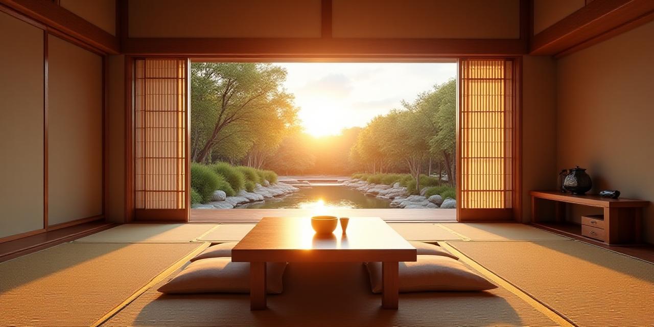 日本の高級旅館の客室